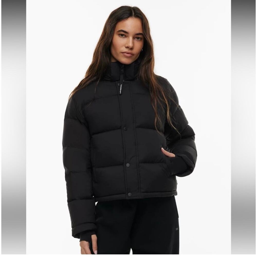 Aritzia The super puff shorty climatte puffer jacket Sz. 3XS black NWOT
